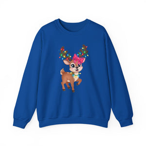 Cute Reindeer Christmas Crewneck Sweatshirt