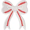 Glitter Appliqué Bow (Fabric)