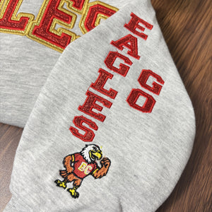 Custom Team Glitter Embroidered Sweatshirt – Personalized School & Game Day Spirit Wear