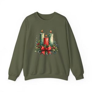 Holiday Candle Christmas Crewneck Sweatshirt