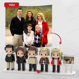 Custom Brick Set From Your Favorite Photo, Personalized Minifigure, Perfect Memory Gift For Valentine's Day,