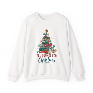 All Booked for Christmas Crewneck Sweatshirt