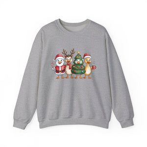 Festive Duck Christmas Crewneck Sweatshirt