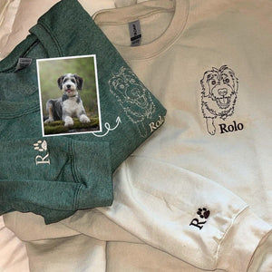 Personalized Dog Sweatshirt | Custom Pet Embroidery Hoodie