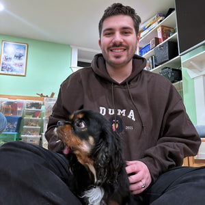 Custom Dog Embroidered Sweatshirt | Personalized Pet Hoodie