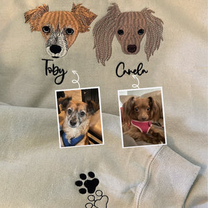 Personalized Dog Sweatshirt | Custom Pet Embroidery Hoodie