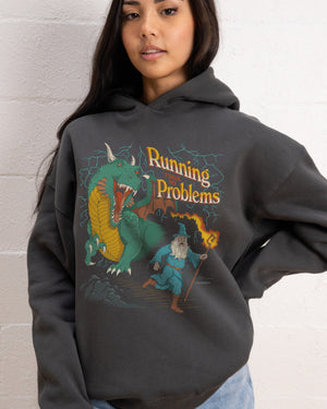 Running From My Problems Dragon  Hoodie