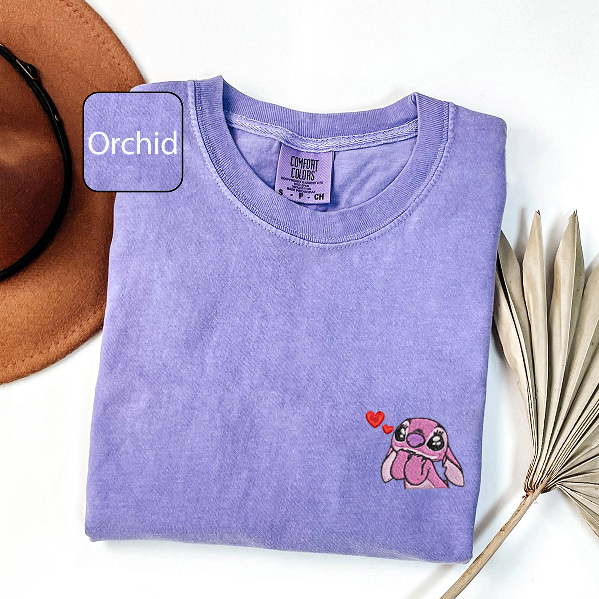 Custom Embroidered Cute Alien Couple Matching T-shirts for Couples