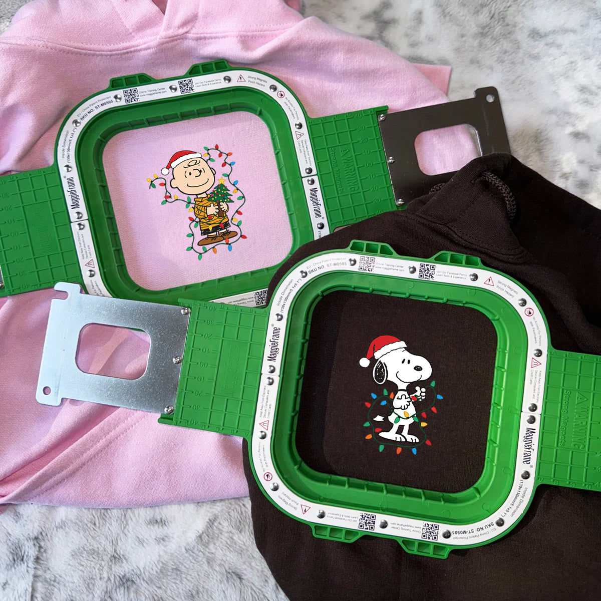 Custom Embroidered Cute Dog and Boy Christmas Lights Sweatshirt, Cozy Vintage Cartoon Hoodie Matching for Couples