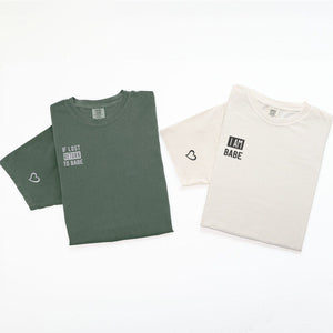 Custom Embroidered If Lost Return to Babe Matching T-shirts for Couples
