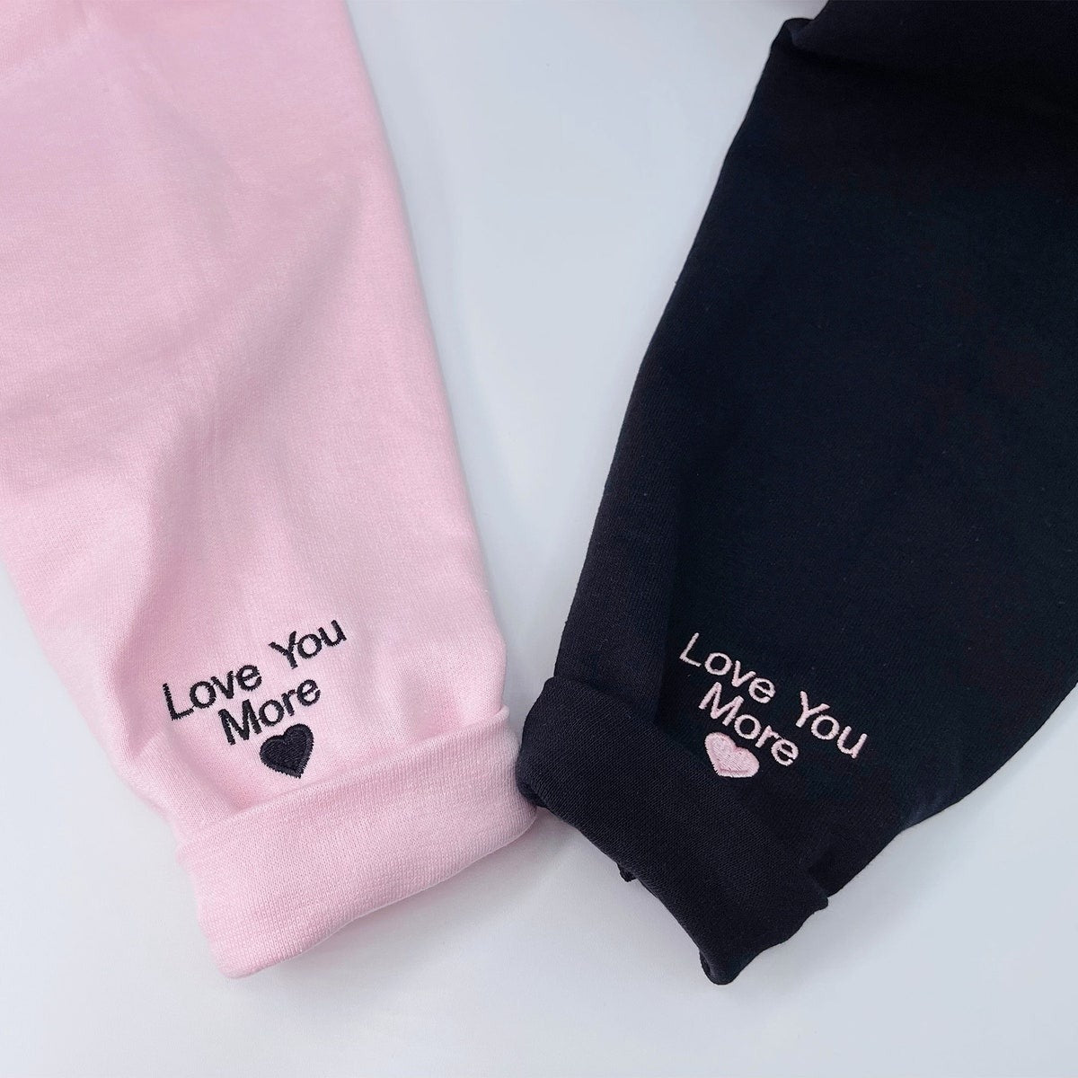 Custom Family Embroidered Crewneck, Custom Outline photo Embroidered Sweatshirt Hoodie, Matching Couple Hoodie