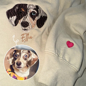 Personalized Dog Sweatshirt | Custom Pet Embroidery Hoodie