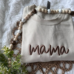 Embroidered Mama Sweatshirt - Mother's Day Gift, Gift for Mama, Mom To Be Sweatshirt Gift