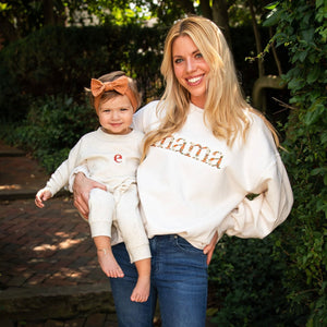 Fall Floral Mama Embroidered Sweatshirt & Hoodie - Mother's Day Gift, Mama Sweater, New Mom Gift, Gift for Mom