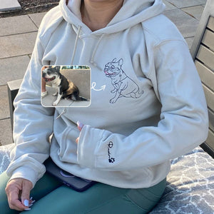 Personalized Dog Sweatshirt | Custom Pet Embroidery Hoodie