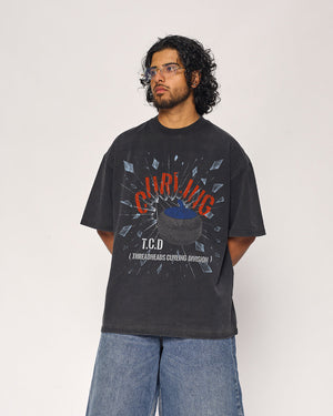Curling Division Wash Tee