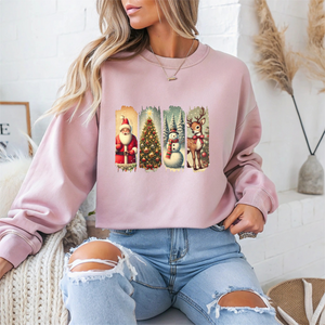 Retro-Christmas Crewneck Sweatshirt