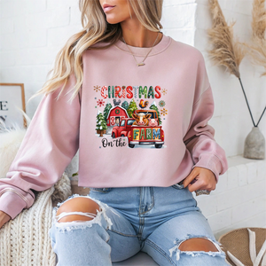 Christmas on the Farm Crewneck Sweatshirt