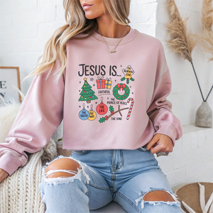 Jesus Christmas Crewneck Sweatshirt