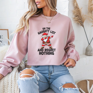 On The Naughty List Christmas Crewneck Sweatshirt