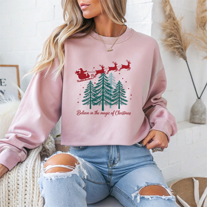 Believe In The Magic Of Christmas Crewneck Sweatshirt
