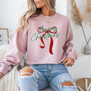 Cheerful Christmas Crewneck Sweatshirt