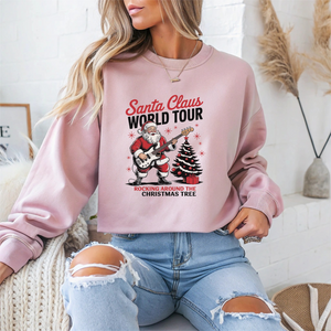 Santa Claus World Tour Christmas Crewneck Sweatshirt