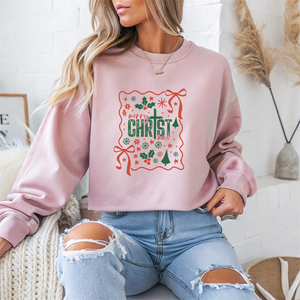 Merry Christ Christmas Crewneck Sweatshirt