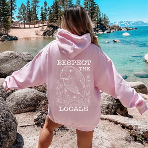 Respect The Locals Manatee Hoodie V4