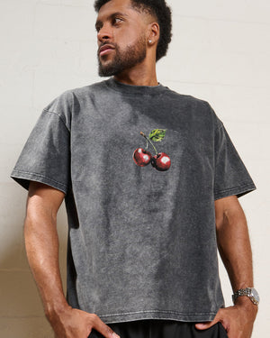 Cherry Drip Wash Tee
