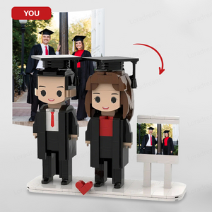 Custom Brick Set From Your Favorite Photo, Personalized Minifigure, Perfect Memory Gift For Valentine's Day,