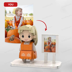 Custom Brick Set From Your Favorite Photo, Personalized Minifigure, Perfect Memory Gift For Valentine's Day,