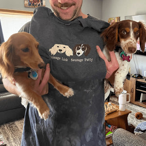 Custom Dog Embroidered Sweatshirt | Personalized Pet Hoodie