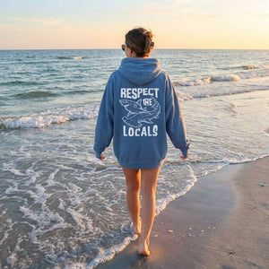 Respect The Locals Shark Hoodie V3