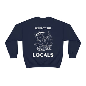 Respect The Locals Shark Hoodie V9
