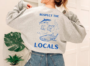 Respect The Locals Shark Hoodie V9