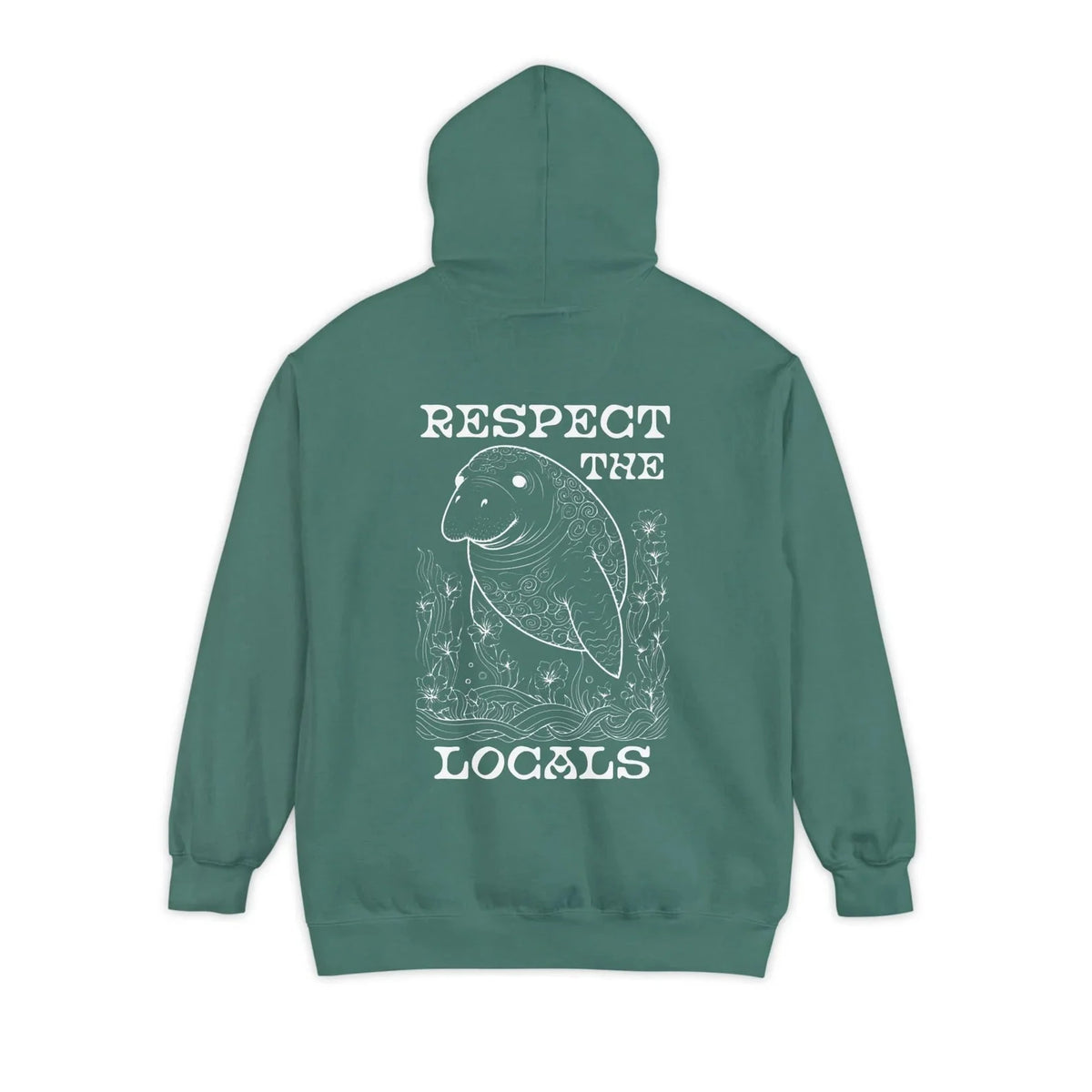 Respect The Locals Manatee Hoodie V3