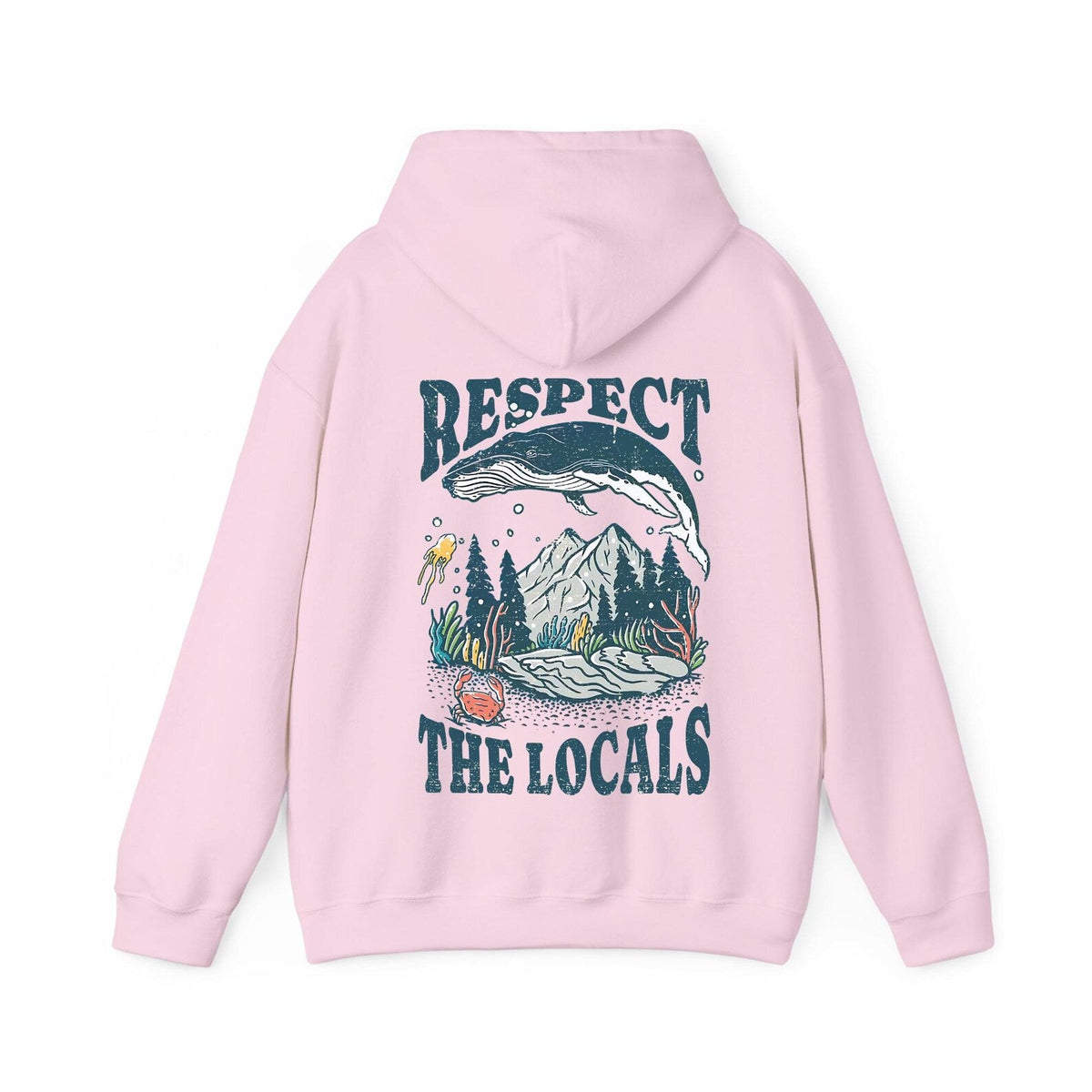 Respect The Locals Whale Hoodie V2