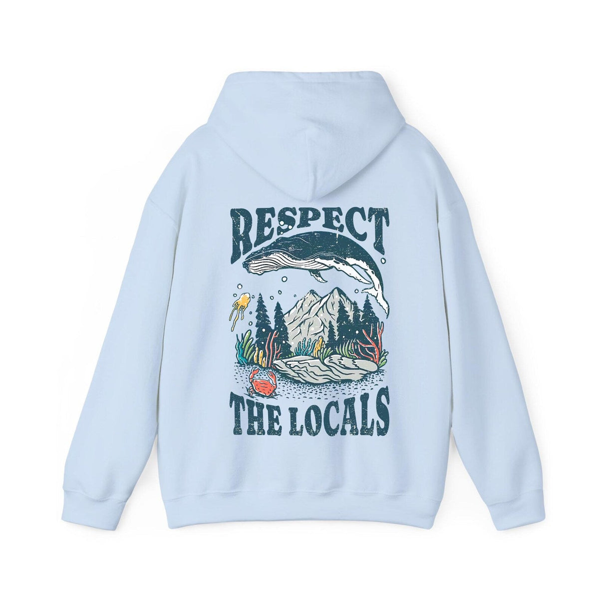 Respect The Locals Whale Hoodie V2
