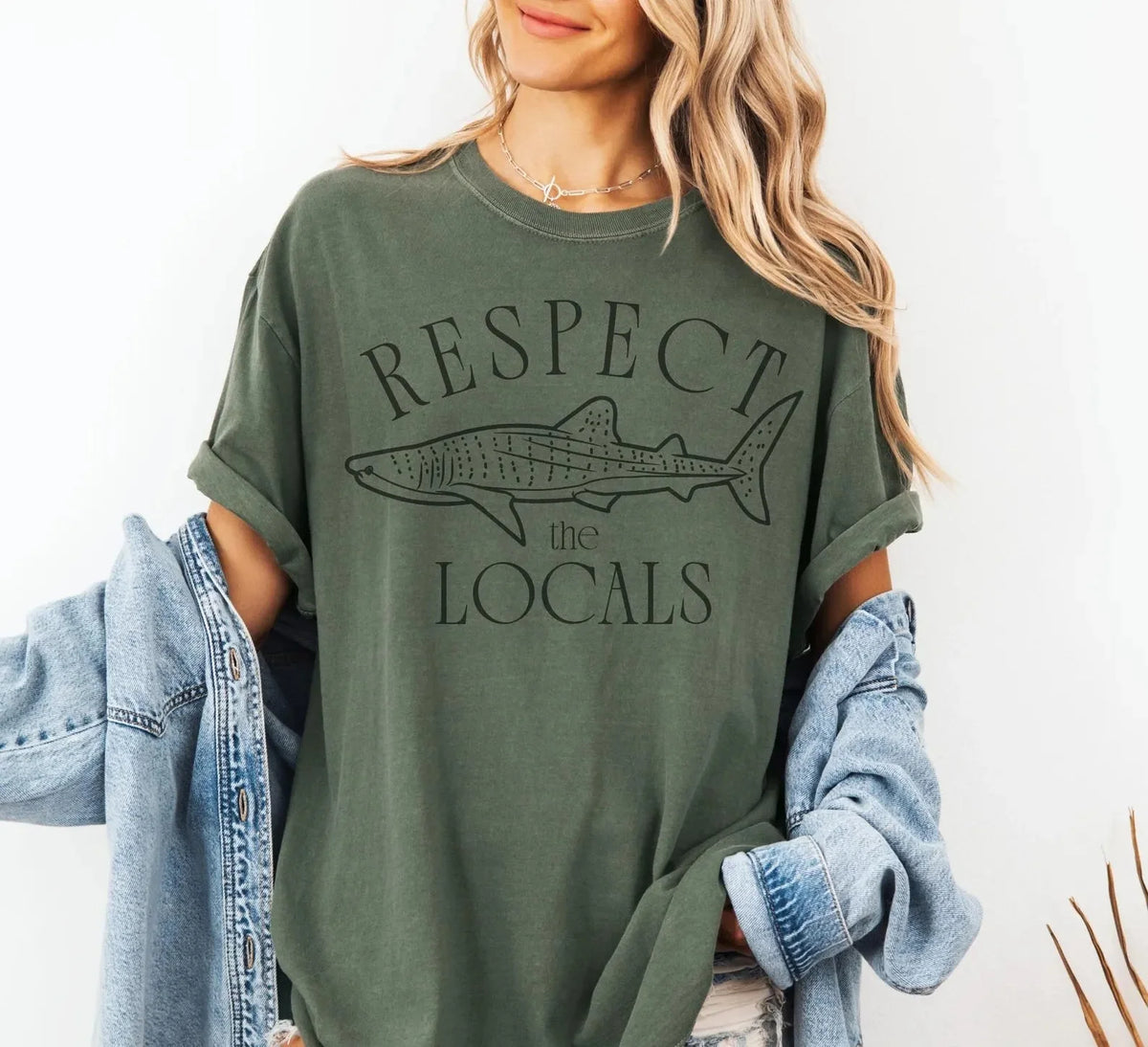 Respect The Locals Shark Tee V2