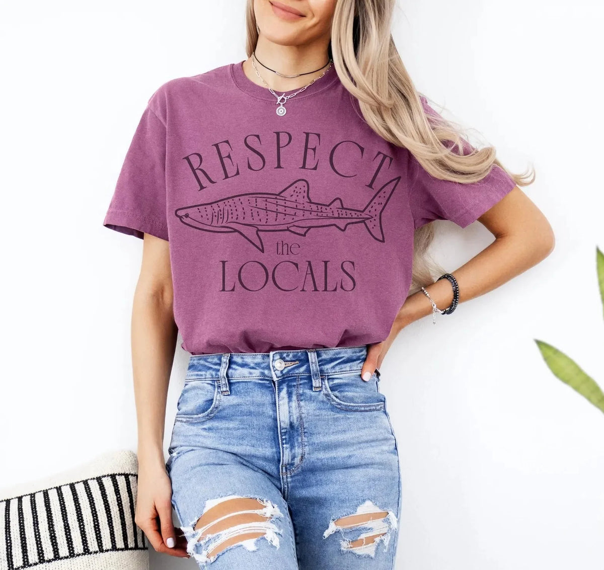 Respect The Locals Shark Tee V2