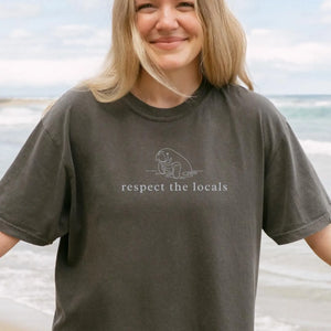 Respect The Locals Manatee Tee V4
