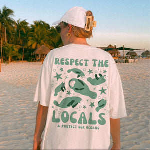 Respect The Locals Manatee Tee