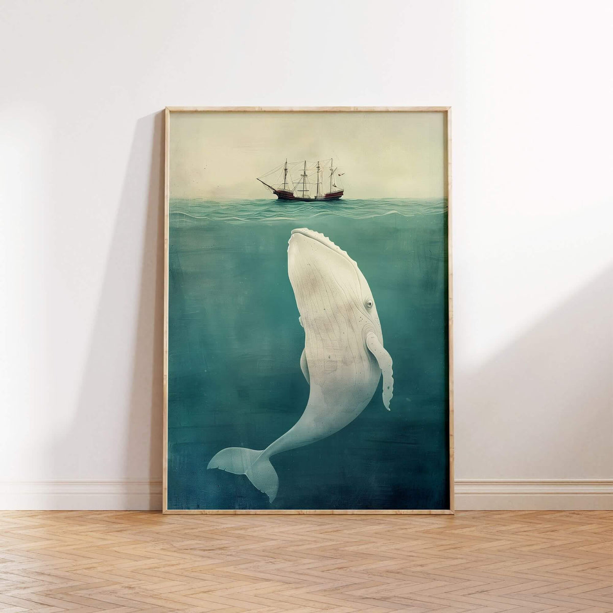 Whale Wall Art Print