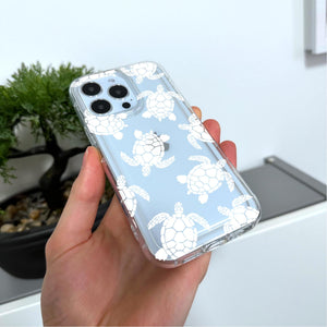 White Turtle Phone Case