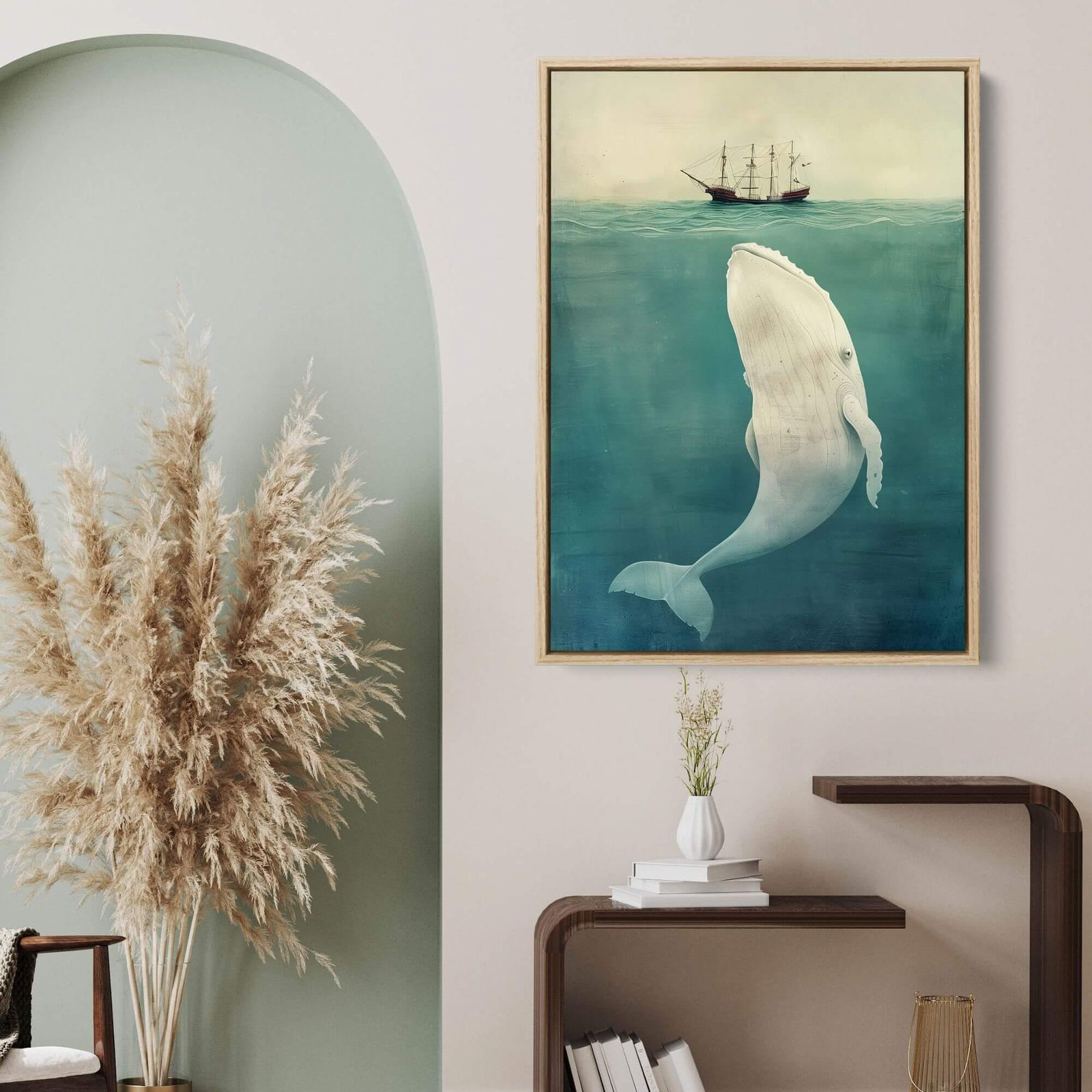 Whale Wall Art Print