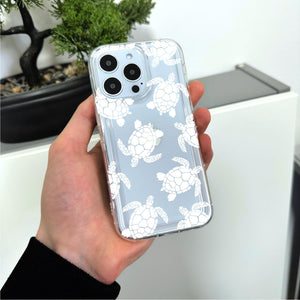 White Turtle Phone Case