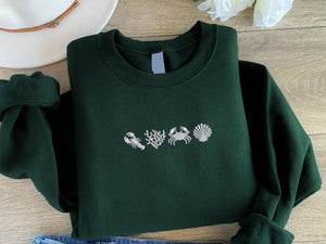 Sea Life Sweater New