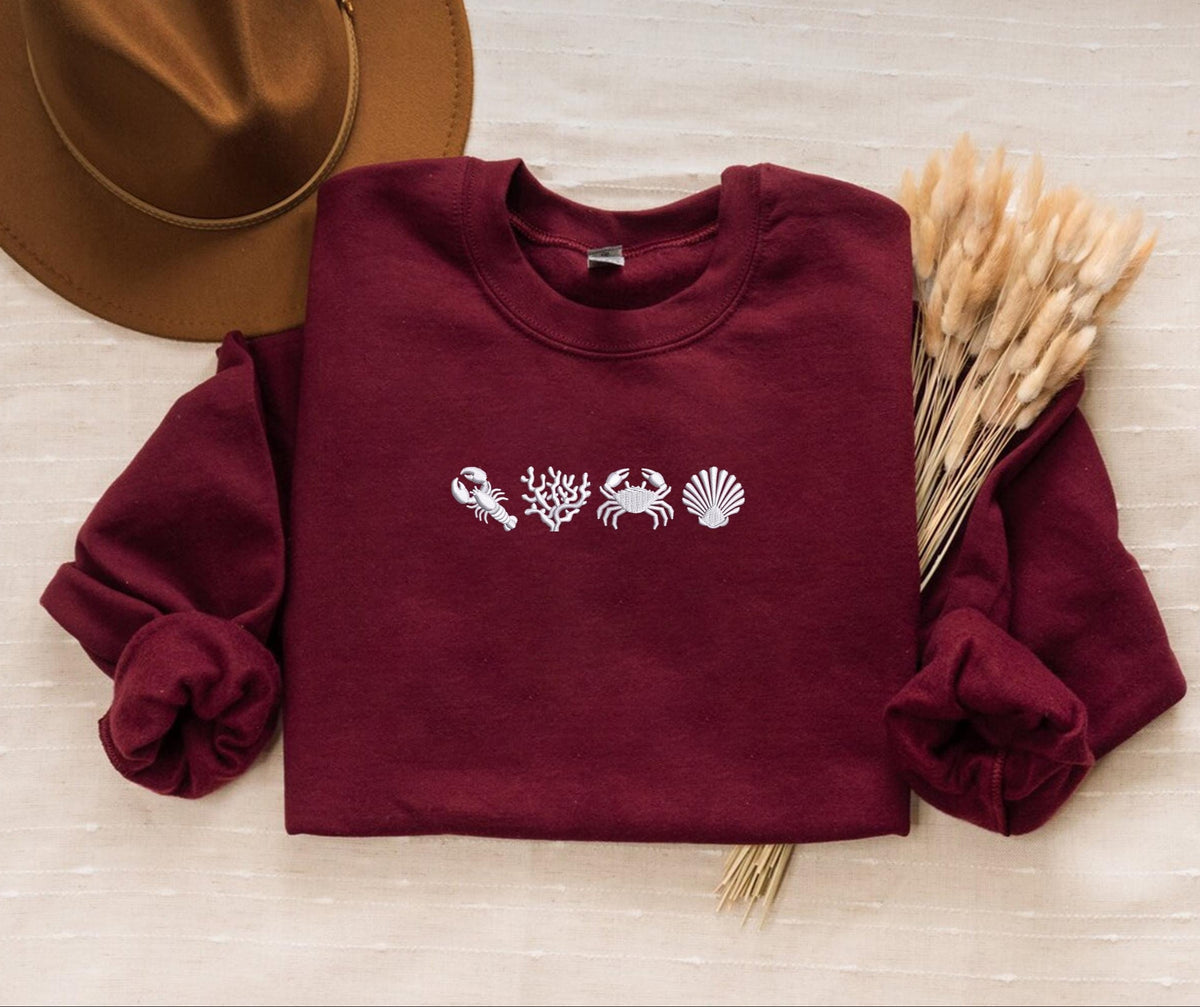 Sea Life Sweater New