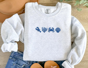 Sea Life Sweater New